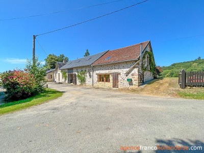 Gerenoveerde longère boerderij met gîte