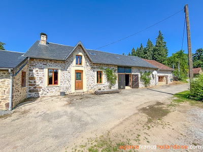 Gerenoveerde longère boerderij met gîte