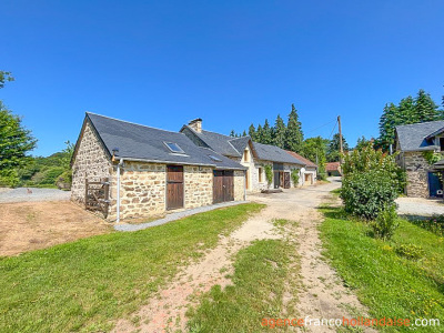 Gerenoveerde longère boerderij met gîte