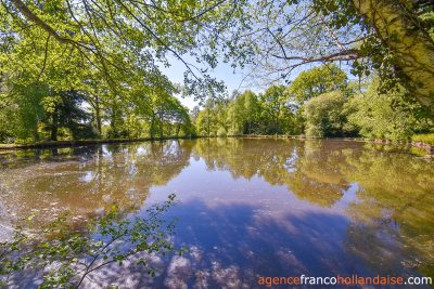 Gelijkvloers met meer en 1,1 hectare!
